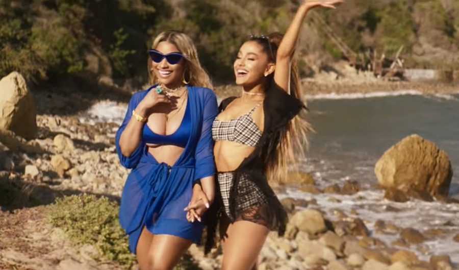 Nicki Minaj, Ariana Grande, Bed, Video